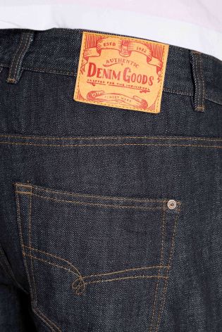 Raw Denim Jeans With Stretch